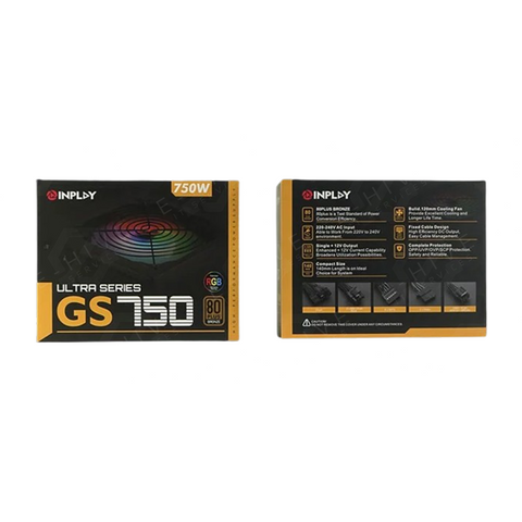 INPLAY GS750-ULTRA Black power supply 80+ bronze